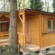 Bungalow in legno per campeggi