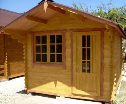 Casa in legno di abete 3x3 mt.