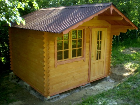 Casa in legno di abete 3x3 mt.