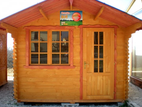 Casa in legno di abete 3x3 mt.