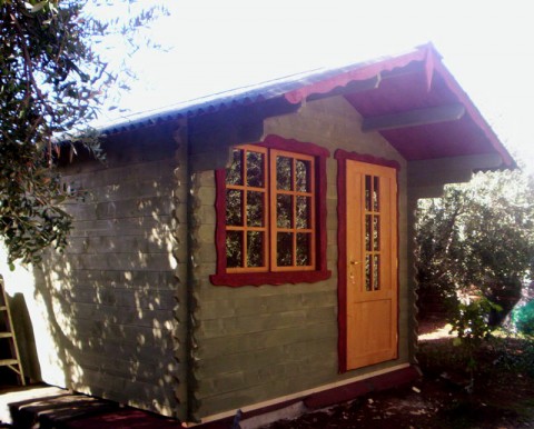 Casa in legno di abete 3x3 mt.