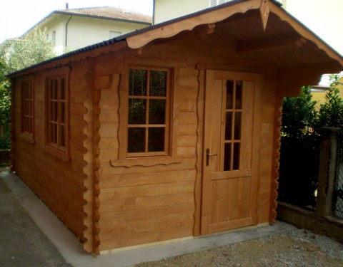 Casa in legno di abete 3x5 mt.