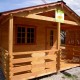 Casa in legno di abete 4x6 mt.