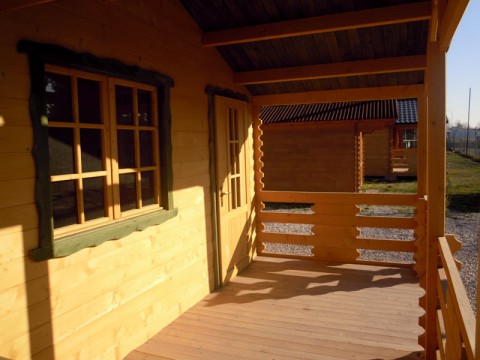 Casa in legno di abete 4x6 mt.