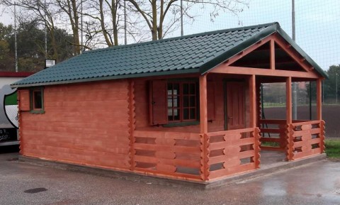 Casa in legno di abete 5x7 mt.