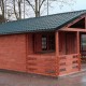 Casa in legno di abete 5x7 mt.