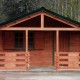 Casa in legno di abete 5x7 mt.
