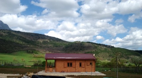 Casa in legno di abete 6x10 mt.