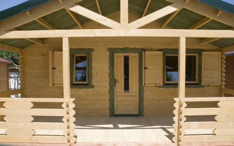 Casa in legno di abete 6x8 mt.