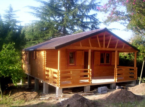 Casa in legno di abete 6x8 mt.
