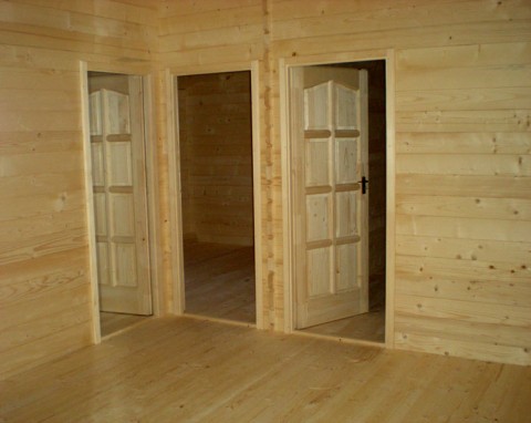 Casa in legno di abete 7x7 mt.