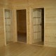 Casa in legno di abete 7x7 mt.