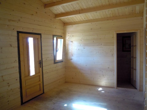 Casa in legno di abete 7x7 mt.