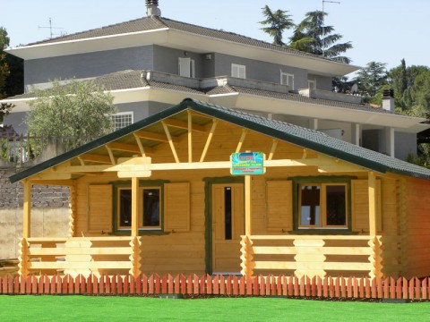 Casa in legno di abete 7x9 mt.