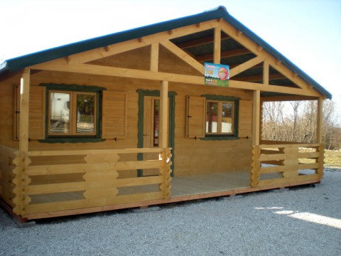 Casa in legno di abete 7x9 mt.