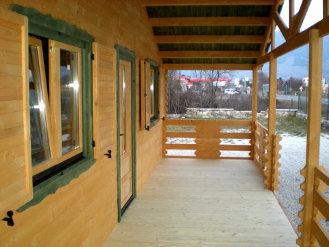 Casa in legno di abete 7x9 mt.