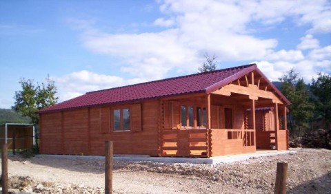Casa in legno di abete 7x9 mt.